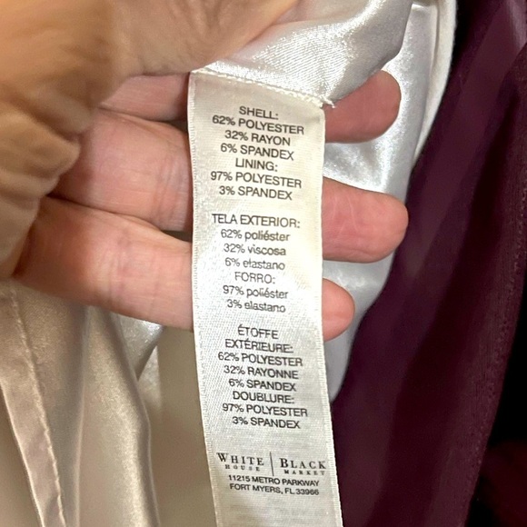 WHBM Iconic Sleeveless White A-Line Dress and Belt Size 6 - Picture 14 of 16